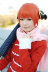 cosplay gintama hair_pods kagura mandarin_suit red_hair scarf shirayuki_himeno rating:Safe score:1 user:nil!