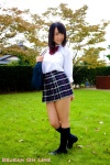blouse bookbag kneesocks nagase_mami pleated_skirt school_uniform skirt rating:Safe score:0 user:nil!