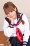 haruna_megumi pleated_skirt rq-star_584 sailor_uniform school_uniform skirt twin_braids rating:Safe score:0 user:nil!