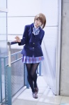 black_legwear blazer blouse cosplay koizumi_hanayo love_live!_school_idol_project pantyhose pleated_skirt rinami school_uniform skirt rating:Safe score:3 user:nil!