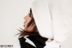 dress girlz_high knit_hat murakami_airi scarf striped sweater_dress rating:Safe score:0 user:nil!