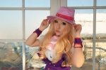 blonde_hair blouse cosplay deep_rabbit hat macross macross_frontier macross_frontier:_itsuwari_no_utahime saku sheryl_nome vest rating:Safe score:0 user:nil!