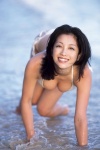 beach bikini cleavage komukai_minako r21 side-tie_bikini swimsuit wet rating:Safe score:0 user:nil!