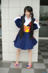 chamaro cosplay k-on! nakano_azusa pantyhose twintails yukata rating:Safe score:1 user:nil!