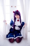 blouse cosplay gokou_ruri hairband mashiro_yuki miniskirt ore_no_imouto_ga_konna_ni_kawaii_wake_ga_nai pantyhose purple_hair purple_legwear shawl skirt rating:Safe score:0 user:nil!