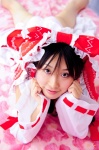 cosplay hairbow hakurei_reimu hanausagi_manyu jumper miko panties touhou rating:Safe score:0 user:LittleSweetLoli