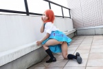 ass blouse cosplay higurashi_ran kneesocks love_live!_school_idol_project m_vol.1 nishikino_maki panties pleated_skirt red_hair school_uniform skirt thong rating:Safe score:2 user:nil!