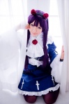 blouse cosplay gokou_ruri hairband mashiro_yuki miniskirt ore_no_imouto_ga_konna_ni_kawaii_wake_ga_nai pantyhose purple_hair purple_legwear shawl skirt rating:Safe score:0 user:nil!