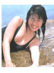 beach cleavage ocean one-piece_swimsuit peek_a_boo sato_hiroko swimsuit wet rating:Safe score:0 user:nil!