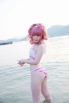 anya_alstreim ass beach code_geass cosplay croptop hairband ocean panties pink_hair striped tatsuki wedgie wet rating:Safe score:3 user:nil!