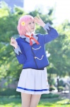 ame blazer blouse cosplay pink_hair pleated_skirt school_uniform skirt tagme_character tagme_series rating:Safe score:0 user:nil!