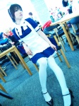 apron cosplay dress hairband hairbow maid maid_uniform mikan original thighhighs zettai_ryouiki rating:Safe score:0 user:nil!