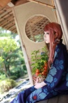 cosplay houtou_singi multi-colored_hair original red_hair yukata rating:Safe score:2 user:Kryzz