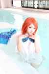 blouse cosplay higurashi_ran love_live!_school_idol_project m_vol.1 nishikino_maki panties pool red_hair school_uniform wet rating:Safe score:2 user:nil!