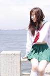 aka_futomomo_plus_ao_futomomo cosplay higurashi_kagome inuyasha kneesocks pleated_skirt sailor_uniform school_uniform skirt usa_hinako rating:Safe score:2 user:nil!