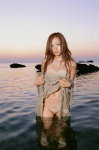 bikini cleavage dress dress_lift kiguchi_aya ocean swimsuit wet rating:Safe score:2 user:nil!