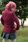 blazer blouse cosplay kushieda_minori mirai_mitsuki pink_hair pleated_skirt school_uniform skirt toradora! rating:Safe score:0 user:nil!