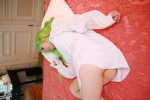 ass bed cc coa code_geass cosplay dress_shirt green_hair rating:Safe score:1 user:nil!