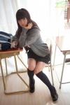 bookbag cardigan kneesocks pleated_skirt sailor_uniform school_uniform shiina_yuuri skirt rating:Safe score:1 user:nil!