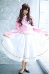 aihara_sakuto axis_powers_hetalia blouse cosplay flowers skirt skirt_lift taiwan rating:Safe score:0 user:pixymisa