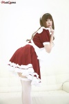 apron dress fishnet_stockings hairband maid maid_uniform sasaki_airi thighhighs zettai_ryouiki rating:Safe score:1 user:nil!