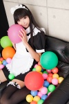 akiyama_mio apron cosplay dress hairband k-on! maid maid_uniform necoco thighhighs zettai_ryouiki rating:Safe score:0 user:nil!