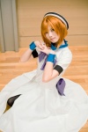 cosplay dress higurashi_no_naku_koro_ni orange_hair ryuuguu_rena sailor_hat sera thighhighs rating:Safe score:0 user:nil!