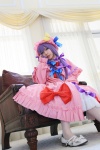 amatsuka_miyu cosplay dress hat patchouli_knowledge purple_hair robe thighhighs touhou rating:Safe score:0 user:nil!