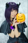 cosplay dress horns original purple_hair rinami rating:Safe score:0 user:nil!
