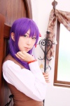 blouse cosplay fate/series fate/stay_night hair_ribbons matou_sakura purple_hair sachi_budou school_uniform vest rating:Safe score:0 user:nil!
