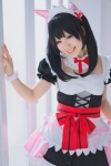 apron cosplay dress hairband hairbows kurasaka_kururu love_live!_school_idol_project maid maid_uniform yazawa_niko rating:Safe score:1 user:nil!