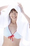 beach bikini_top hello_project_digital_books_82 ocean okai_chisato ponytail swimsuit towel wet rating:Safe score:0 user:nil!